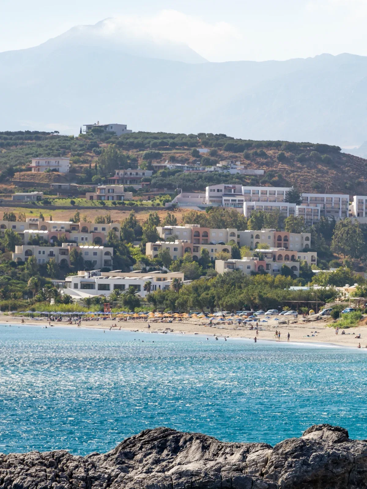 Plakias bay and the long beach